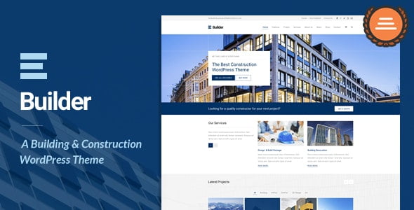 Builder Building & Construction WordPress Theme