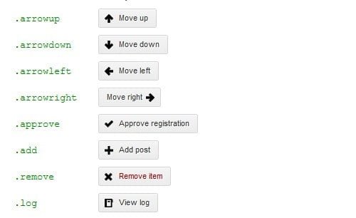 CSS3 GitHub Buttons