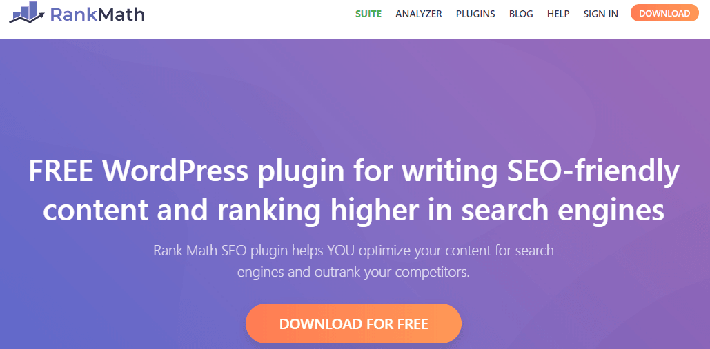 Rank Math WordPress SEO plugin