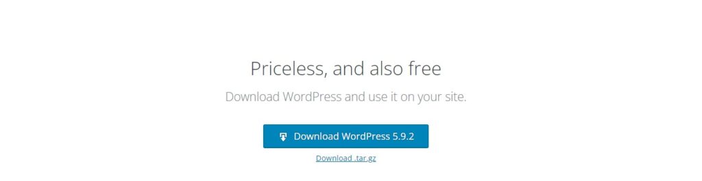 Download WordPress current version