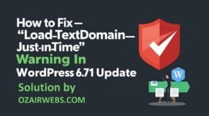 How to Fix the "_load_textdomain_just_in_time" Warning in Rank Math After a WordPress 6.71 Update